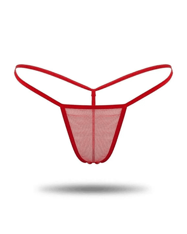 Kadın 3'lü Transparan Tül String BC1304
