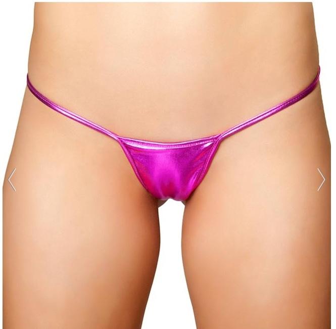 Bacio Fantazi Pembe Lame Stirng - Tanga BC1287