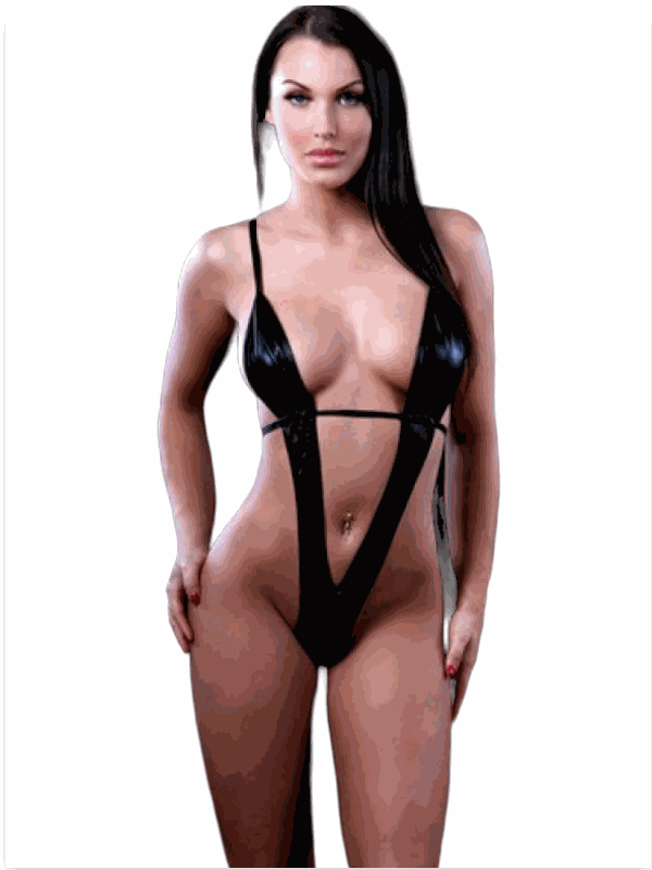 Tegan Fantezi Seksi Siyah Saten Gecelik TG279171
